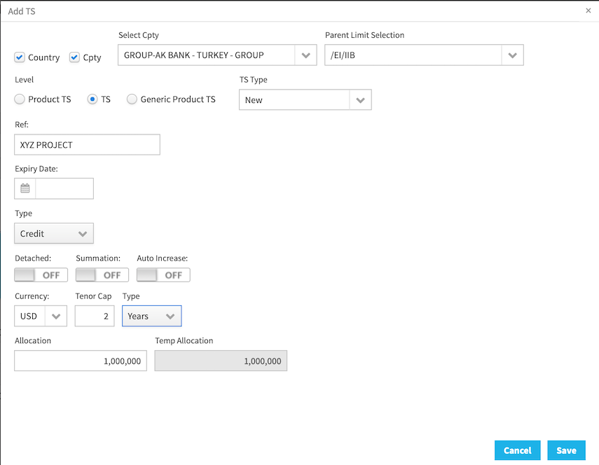  limit transaction